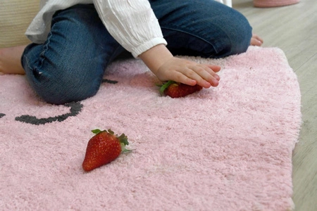 Lorena Canals Dywan bawełniany Happy Heart, Mr Wonderful & Lorena Canals 90x105 cm