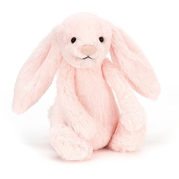 JellyCat - Króliczek Grzechotka Różowy 18 cm