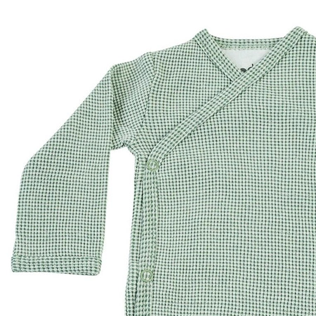Lodger Body kopertowe niemowlęce długi rękaw bawełniane jasna zieleń Ciumbelle Peppermint r. 56