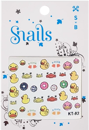 Naklejki na paznokcie dla dzieci Snails - Quack Quack