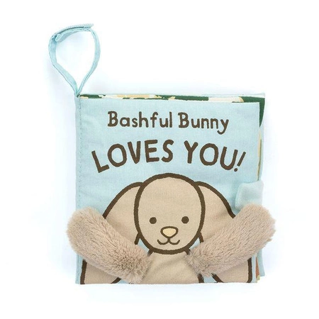 „Bashful Bunny Loves You” Książeczka Sensoryczna dla Dzieci