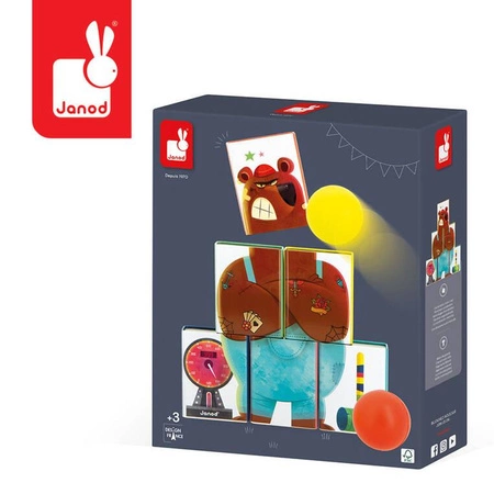 Metalowe puszki do zbijania Niedźwiedź Applepop 3+, Janod