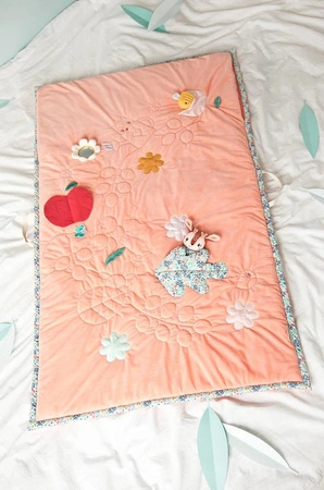 LILLIPUTIENS Aktywizująca mata do zabawy i śpiwór 2w1 Sarenka Stella 0 m+