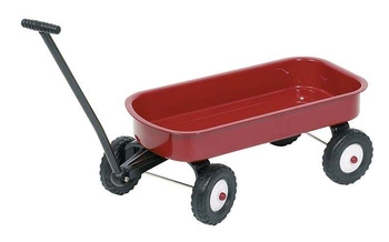 Metalowa przyczepka wózek do ciągnięcia dla dzieci Goki 14060