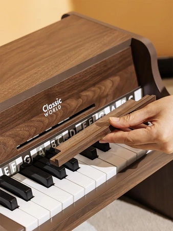 CLASSIC WORLD Drewniane Pianino Klasyczne + Książeczka do Nauki