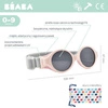 Beaba Okulary przeciwsłoneczne dla dzieci z elastyczną opaską 0-9 miesięcy Chalk pink