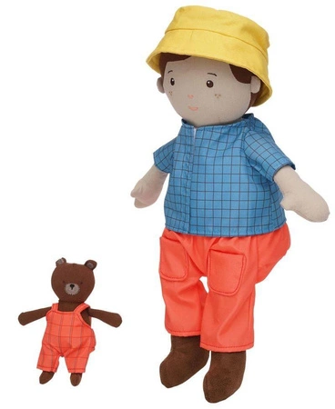 Lalka Alex i jego mały miś Playdate Friends 160690-Manhattan Toy, pluszaki dla dzieci