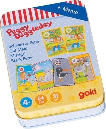 Czarny Piotruś z Peggy Diggledey 56822-Goki, gry pamięciowe