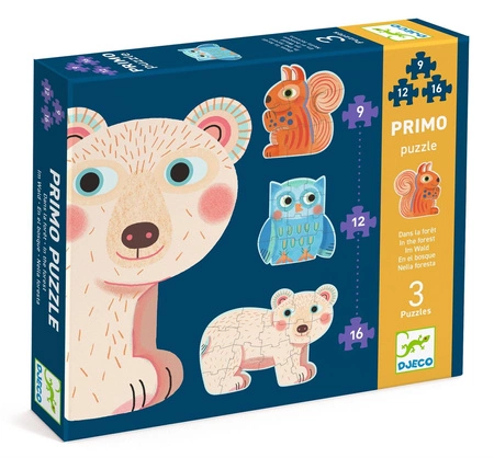 Puzzle progresywne  W LESIE 9/12/16 elem. DJ07143