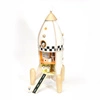 CLASSIC WORLD Drewniana Rakieta Domek dla Dzieci + Figurki Akc.