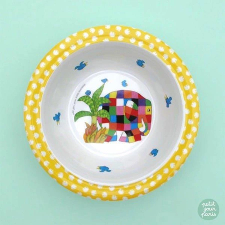Elmer, Miseczka dla dzieci z melaminy | Petit Jour Paris®