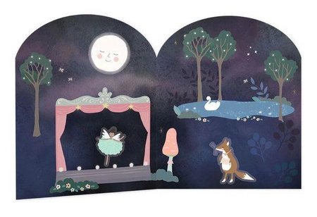 Baletnice Zestaw Naklejek Wielokrotnego Użytku