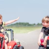 FALK Traktor na Pedały Case Czerwony Duży z Przyczepką od 3 lat
