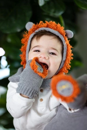 Zoocchini Rękawiczki Dziecięce Lew 12-24