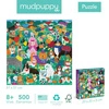 Mudpuppy Puzzle rodzinne Psi dzien 500 elementow 8+