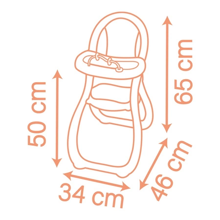 SMOBY Baby Nurse krzesełko do karmienia