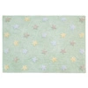 Lorena Canals Dywan bawełniany Tricolor Star Soft/Mint 120 x 160 cm