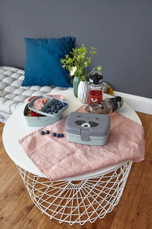 Lassig Zestaw na lunch Lunchbox + Tritanowa butelka - bidon 460 ml About Friends Szop