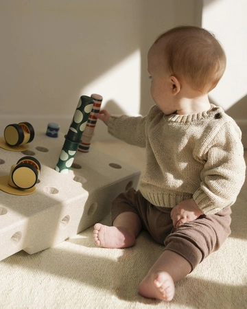 MODU - Baby activity set - Sand Grey / Honey Yellow