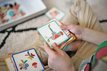 Magnetyczna układanka Kształty Magnetibook, Janod