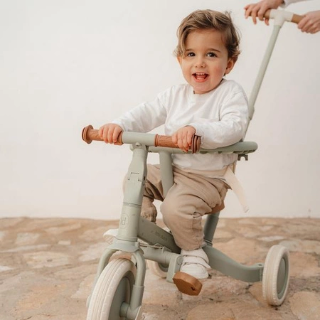 Little Dutch Rowerek trójkołowy 4w1 z rączką Green