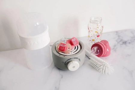 Beaba Podgrzewacz i sterylizator parowy do butelek i słoiczków Babymilk Second grey