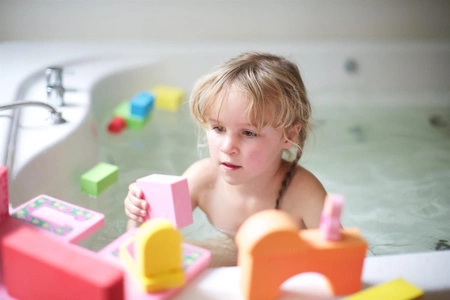 Zabawka do kąpieli BathBlocks - Zamek księżniczki 17 el.