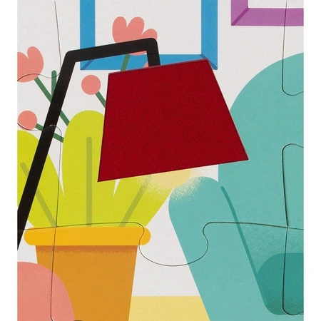 Puzzle sensoryczne 20 elementów Zwierzęta domowe, Janod