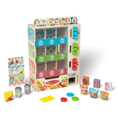 Drewniany automat z przekąskami i napojami dla dzieci Snack to Go Melissa & Doug 32400