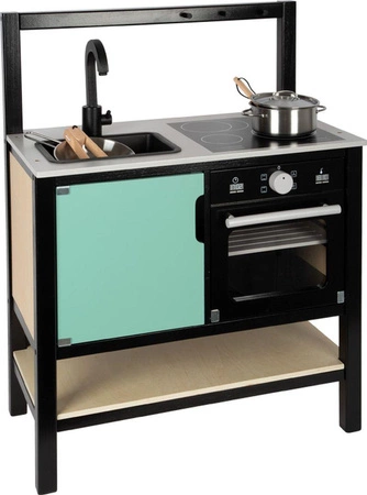 Drewniana kuchnia dla dzieci Black Industrial Small Foot 12433