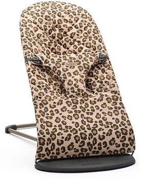 BABYBJORN - leżaczek BLISS COTTON, Beż/Leopard