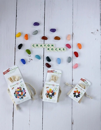 Kredki Crayon Rocks w bawełnianym woreczku - 8 kolorów