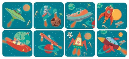 Scratch, Latarka/Projektor XL KOSMOS z pojemnikiem na tarcze/ 24 obrazy