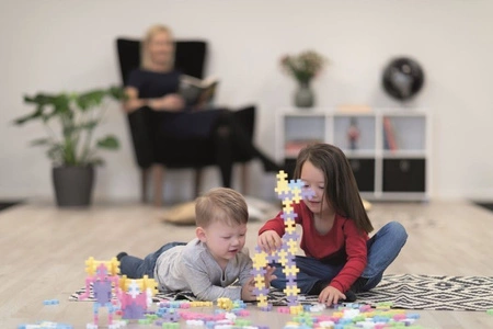 Plus-Plus, BIG Pastel - 400 szt - Edukacja