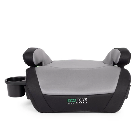 Fotelik samochodowy dla dzieci 2w1 podkładka i-SIZE wzrost 100-150 cm uchwyt na napoje ECOTOYS