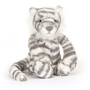 JellyCat Bashful Tygrys Biały 31cm