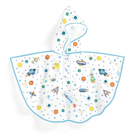 Pelerynka przeciwdeszczowa RAKIETY 5-7 lat DD04683