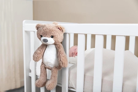 Zazu BRODY Trener Snu i Szumiąca Przytulanka Miś Taupe