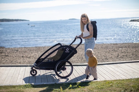 Hamax - Przyczepka rowerowa BREEZE, podwójna - Back