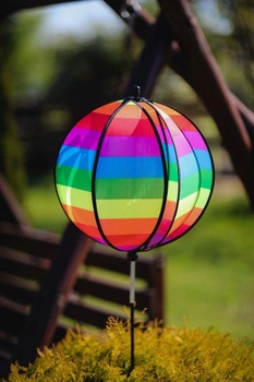 Wiatrak duży tęczowy balon