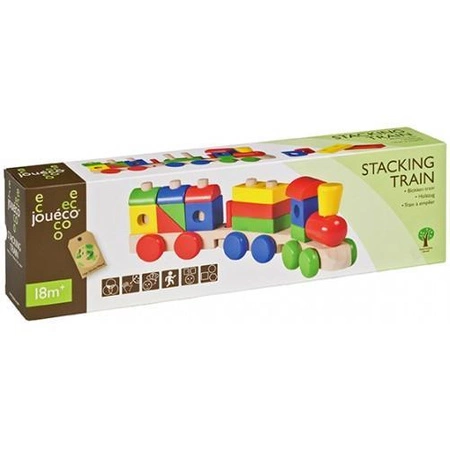 Drewniana kolejka/pociąg z klockami