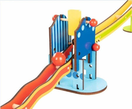Kulodrom dla dzieci Kolorowy tor rycerski 53896-Goki, zjeżdżalnie dla kulek