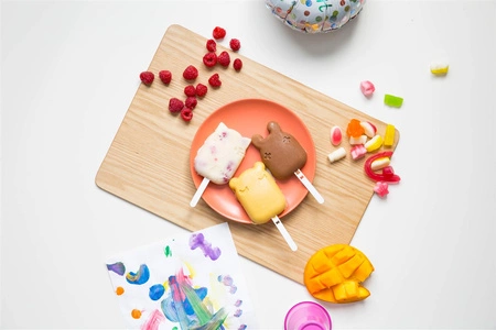 Silikonowe foremki do lodów We Might Be Tiny - Dusty Rose