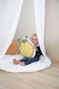 Childhome Poduszka kanwas Cytryna