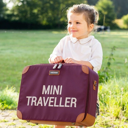 Childhome Walizka dziecięca Mini traveller Aubergine