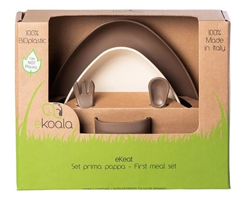 eKoala Zestaw Obiadowy Wood BIOplastik
