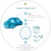 Cloud b® Twinkling Twilight Turtle™ Aqua - Lampka nocna z projekcją świetlną - Żółw niebieski