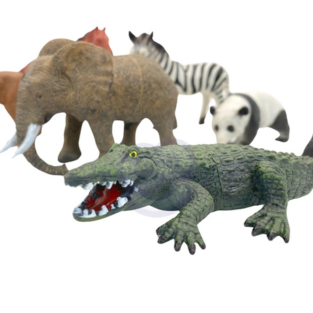 WOOPIE Zestaw Figurki Safari + Mata 24 el.