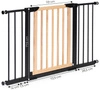 Bramka barierka zabezpieczająca 74-130 cm na schody i drzwi metal drewno dodatkowe panele