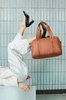 Childhome Torba do wózka Mommy Club Vegan Leather Brown